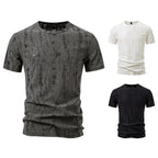 Herren T-Shirt mit strukturiertem Vintage-Design