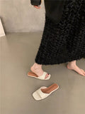 Damen modische Slide-Pantoletten mit elegantem Riemen und bequemer Fußbettgestaltung R&B