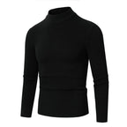Herren Rollkragenpullover aus hochwertiger Rippenstruktur R&B