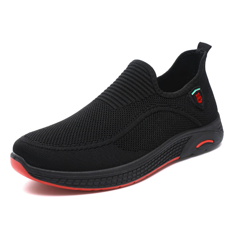 Damen Bequeme Slip-On Sneakers mit atmungsaktiver Mesh-Oberfläche und flexibler Sohle R&B