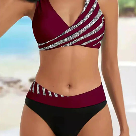 Damen Bikini-Set mit innovativem Farbverlauf R&B