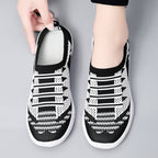 Damen Atmungsaktive Slip-On Schuhe mit elastischem Obermaterial
