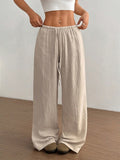 Damen Lockere Palazzo-Hose