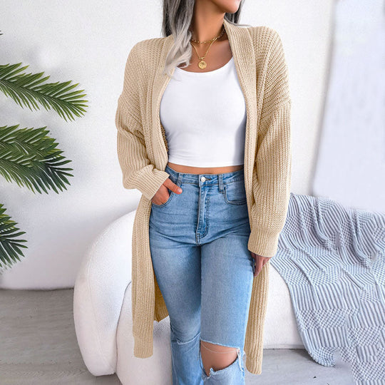 R&B | Einfarbige Strickjacke für Elegante Outfits