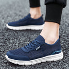 Damen Sportliche Freizeitsneaker mit atmungsaktiver Mesh-Konstruktion und flexibler Sohle R&B