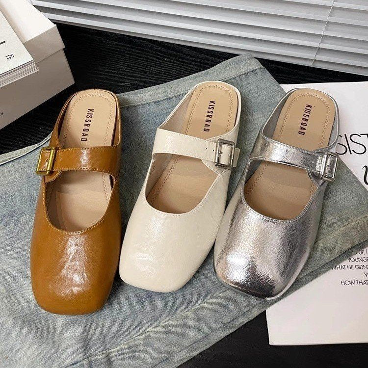 Damen Komfortable Mary Jane Schuhe mit verstellbarem Riemen und modischem Design R&B