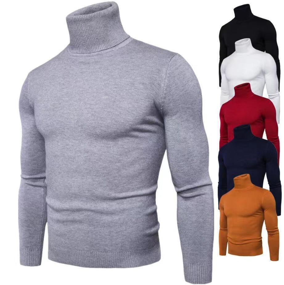 Herren Rollkragenpullover aus hochwertiger Baumwolle R&B