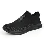 Damen Strick-Sneaker mit atmungsaktiver Obermaterialstruktur und rutschfester Sohle