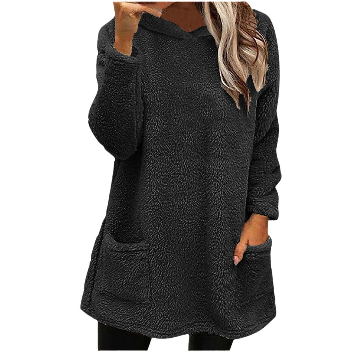 Damen Kuschelige Fleece-Pullover R&B