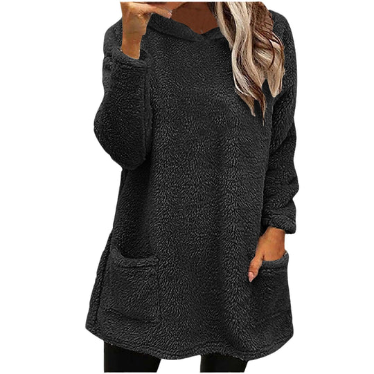 Damen Kuschelige Fleece-Pullover R&B