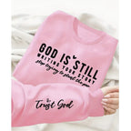 Damen Sweatshirt mit inspirierendem Schriftzug und weichem Material