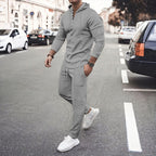 Herren sportliches Hoodie und Jogginghose Set mit atmungsaktiver Struktur R&B