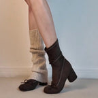 Damen Elegante Stiefeletten mit modischem Schnürdesign und geschmeidigem Wildleder R&B