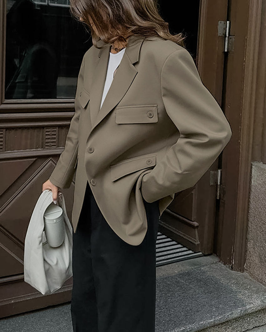R&B | Loose Fit Vier Taschen Design Blazer