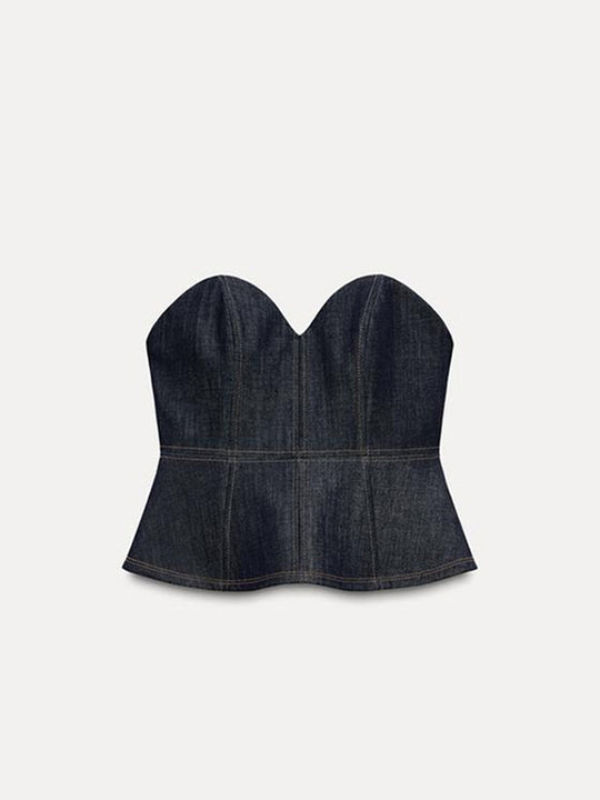 Damen Jeansblazer im modernen Look mit tailliertem Schnitt und praktischen Taschen R&B