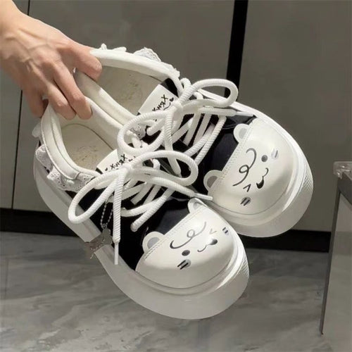 Damen Sneakers mit verspieltem Tiermotiv und bequemer Sohle R&B
