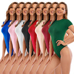 Damen Body mit kurzem Arm und figurbetontem Schnitt R&B