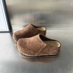 Damen Komfort Clogs aus hochwertigem Wildleder R&B