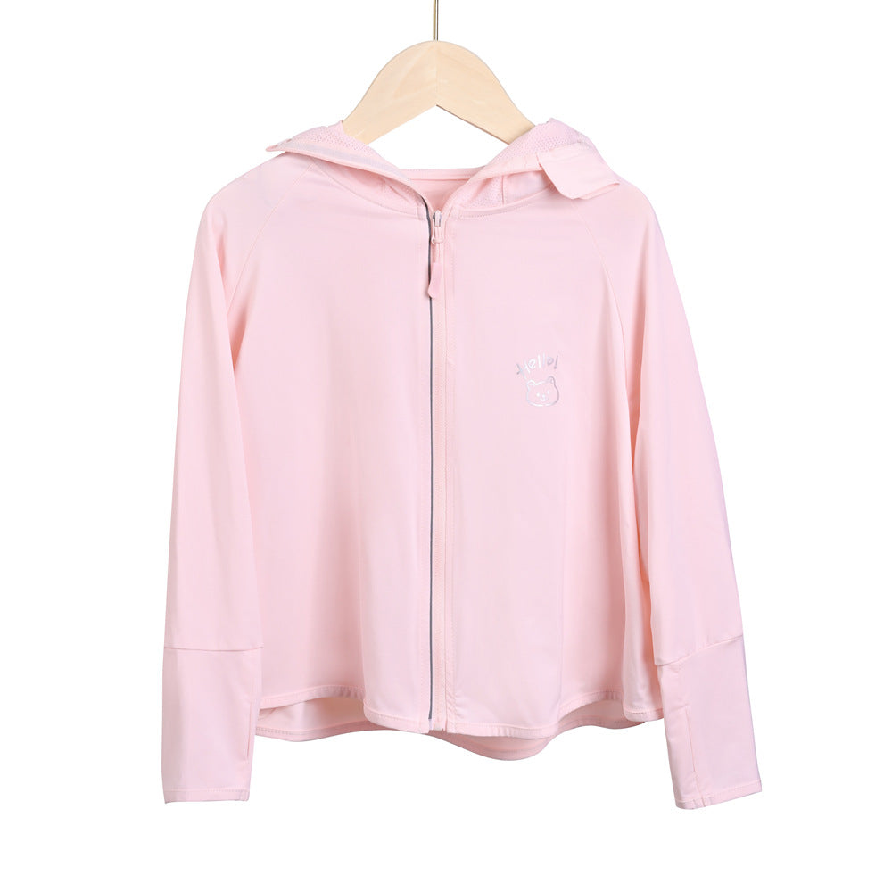 Damen Leichte und atmungsaktive Kapuzenjacke mit tierischem Aufdruck R&B