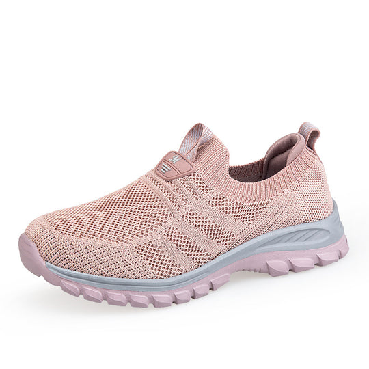 Damen Sportschuhe mit atmungsaktiver Strickoberfläche und rutschfester Sohle R&B