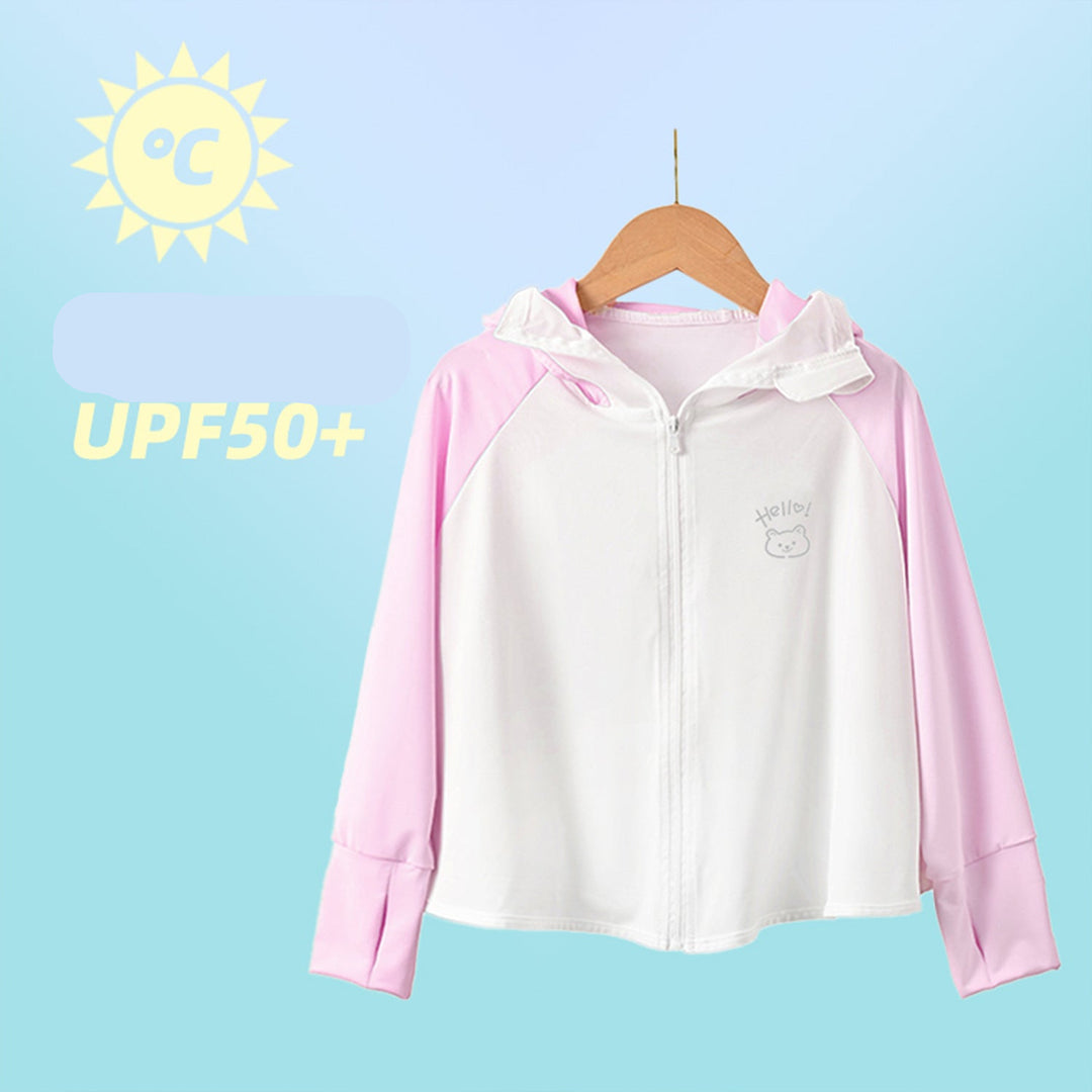 Damen Sommerliche UV-Schutzjacke mit Kapuze R&B