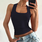 Damen Sportliches Crop-Top R&B