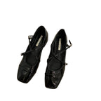 Damen elegante Schuhwerk mit Kreuzriemen