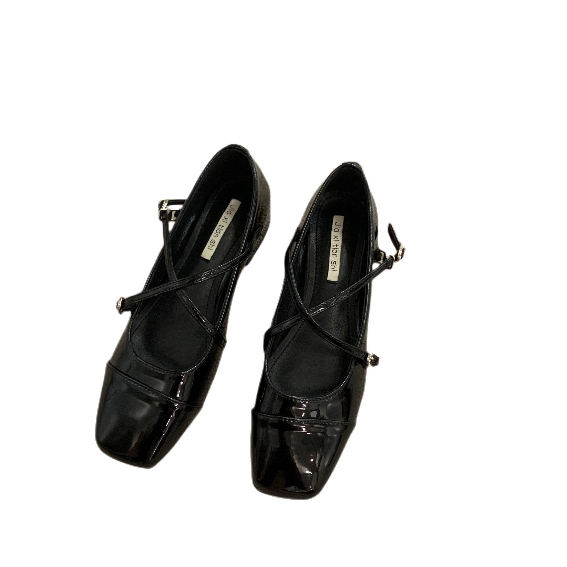 Damen elegante Schuhwerk mit Kreuzriemen