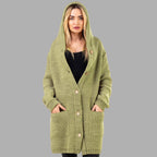 Damen Strickmantel mit hochwertigem Material und praktischen Taschen R&B