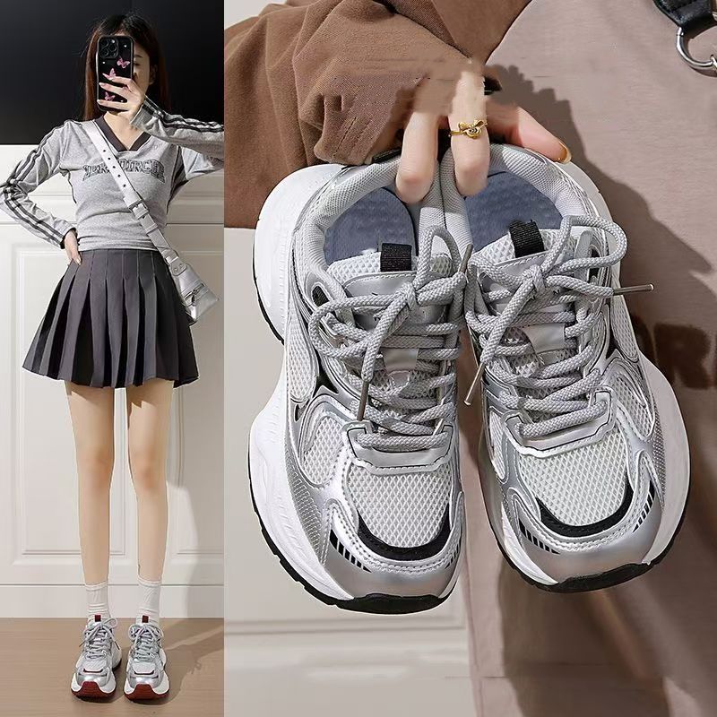 Damen Sportliche Laufschuhe mit atmungsaktiver Oberfläche und dämpfender Sohle R&B