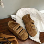 Damen Sneaker mit praktischem Klettverschluss und hochwertigem Wildleder R&B