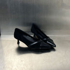 Damen elegante Pumps mit feiner Lederkombination und komfortablem Absatz R&B