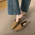 Damen spitze Slippers aus Wildleder mit elegantem Design R&B