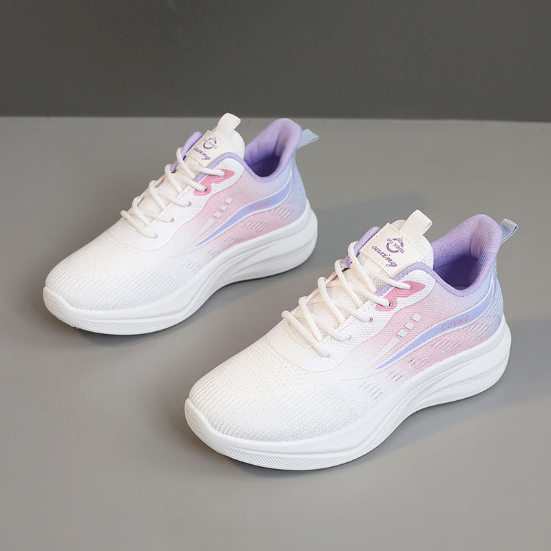 Damen Komfortable Lauf-Sneaker mit atmungsaktivem Mesh-Obermaterial und flexiblem Design R&B