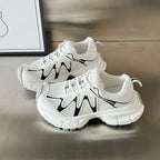 Damen Sportliche Sneakers mit atmungsaktivem Mesh und dämpfender Sohle R&B