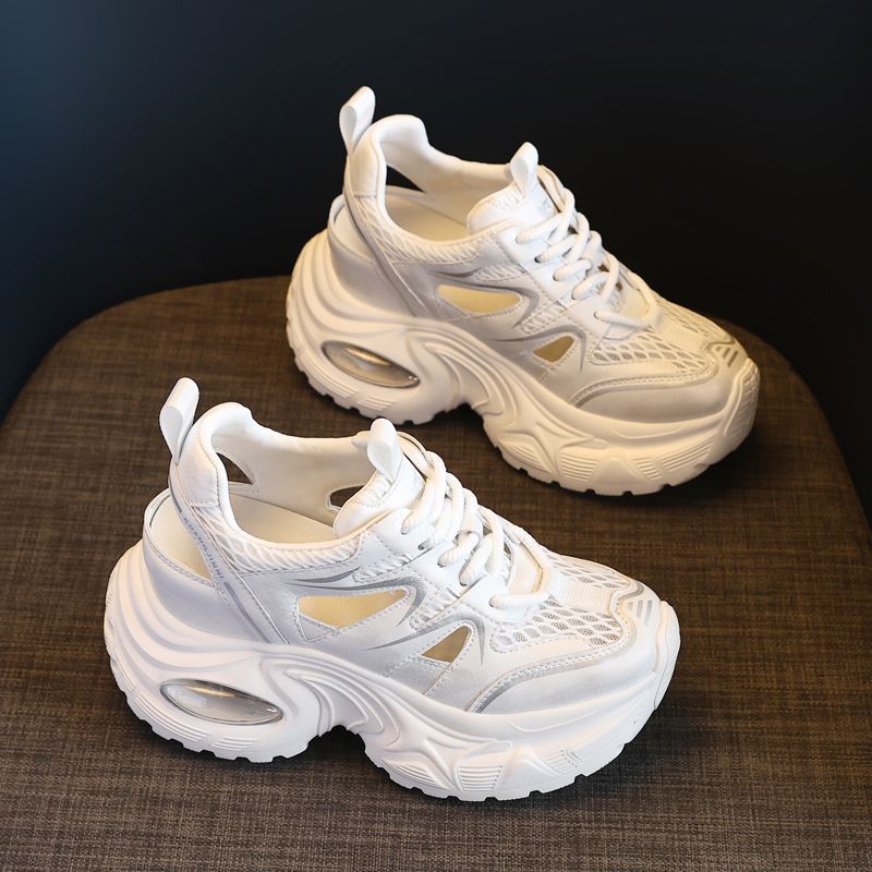Damen Sportliche Chunky Sneakers mit atmungsaktiver Mesh-Oberfläche und komfortabler Dämpfung