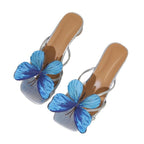 Damen Sandalen mit glamourem Schmetterlingsdesign R&B