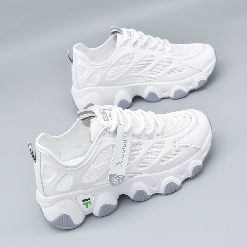 Damen Lauf-Sneaker mit atmungsaktiver Oberflächenstruktur und dämpfender Sohle