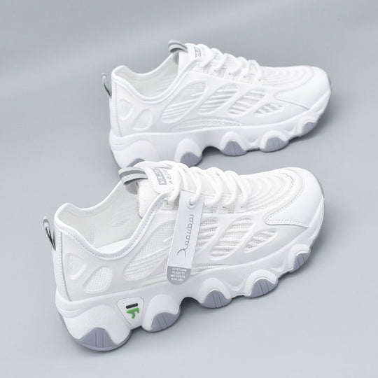 Damen Lauf-Sneaker mit atmungsaktiver Oberflächenstruktur und dämpfender Sohle R&B
