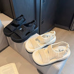 Damen Sandalen mit atmungsaktivem Obermaterial und flexiblem Riemchendesign R&B