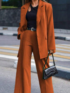 Damen Oversize Blazer Damen Set