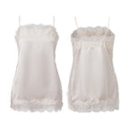 Damen Spitzentop mit zartem Saum R&B