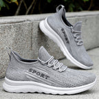 Damen Atmungsaktive Sport-Sneakers mit elastischem Obermaterial und dämpfendem Fußbett