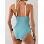Damen eleganter und figurbetonter Badeanzug