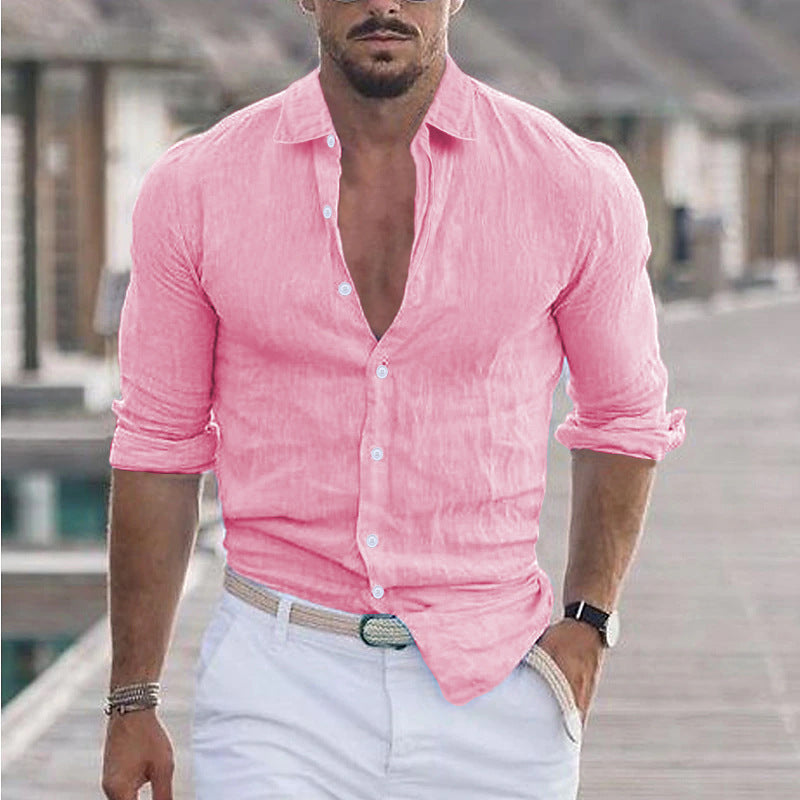 Herren Premium Hemd mit modernem Slim-Fit Schnitt und hautfreundlicher Textur R&B