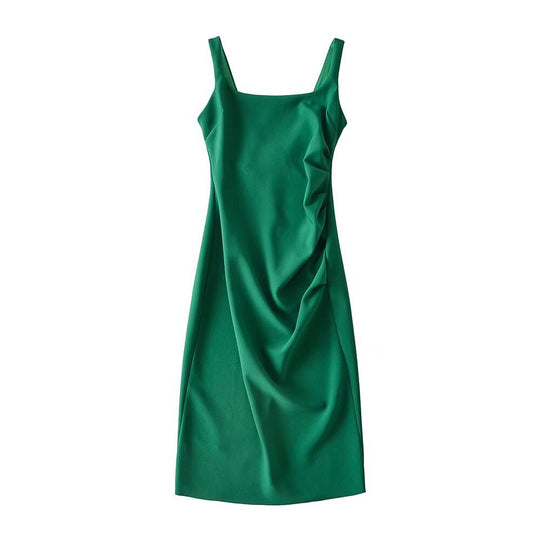 Damen figurbetontes Midi-Kleid mit elegantem Rüschendetail R&B