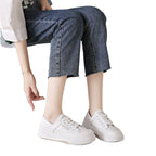 Damen Slip-On Sneakers mit komfortabler Plattform und atmungsaktiver Konstruktion R&B