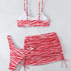 Damen Bikini Set mit verspieltem Rock R&B