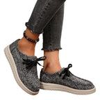 Damen Bequeme Schnürschuhe aus hochwertigem Textil