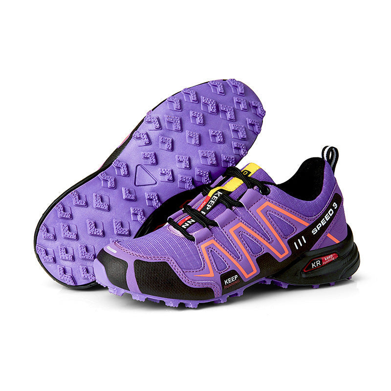 Damen Trail- und Freizeit-Sneaker mit verstärktem Halt R&B